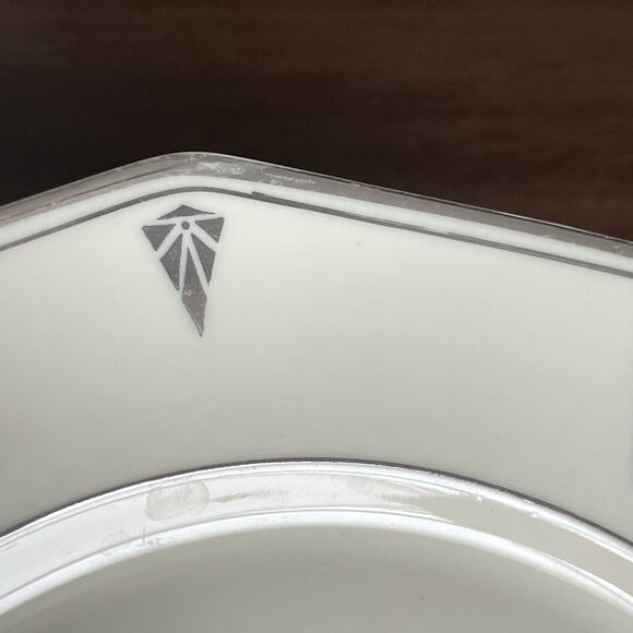 Community China Deauville Art Deco Salad Plates Lot of 4 1920s Bavaria READ - Picture 8 of 11